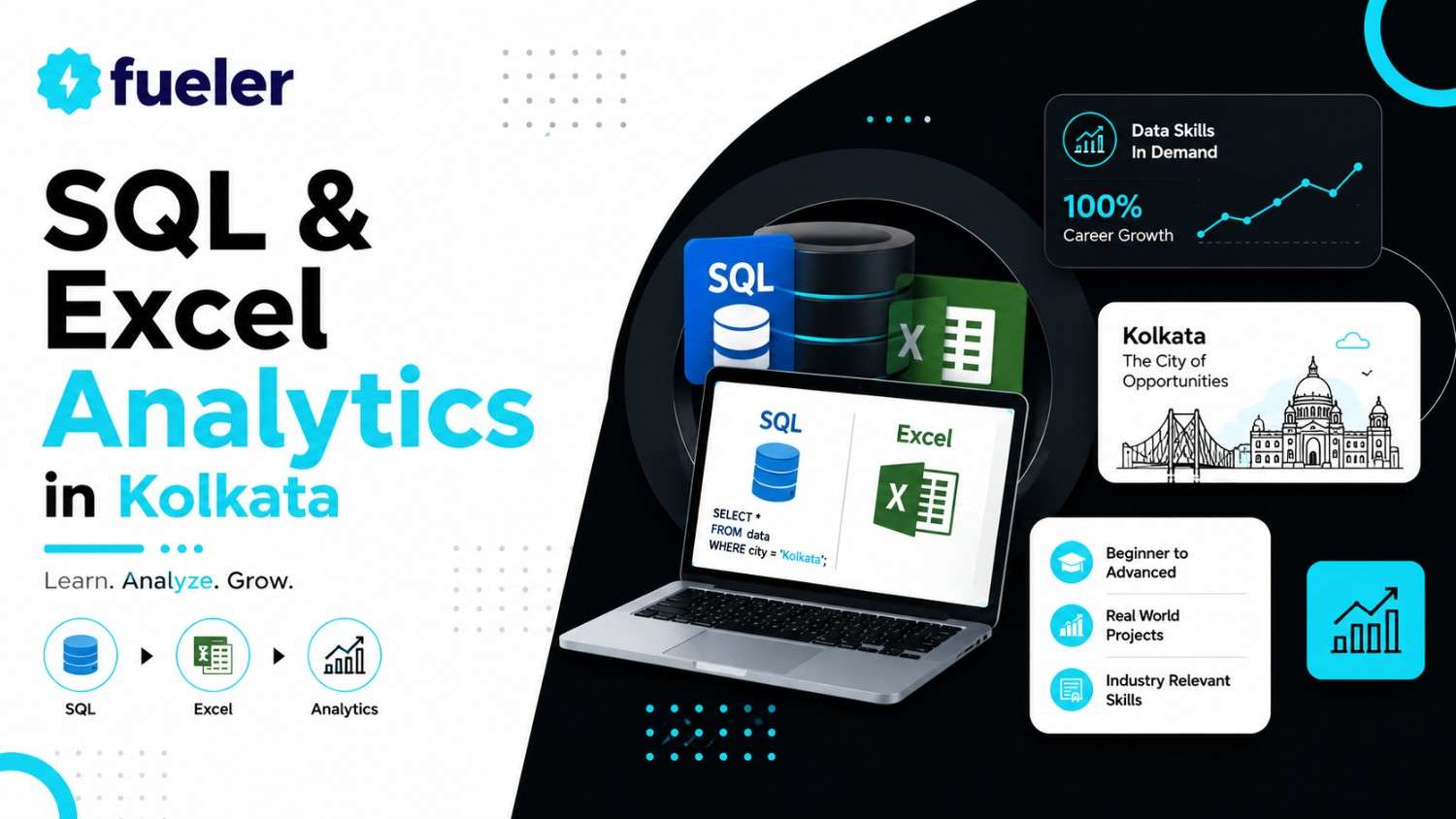 Learn SQL & Excel for Data Analytics in Kolkata (2026 Certification)