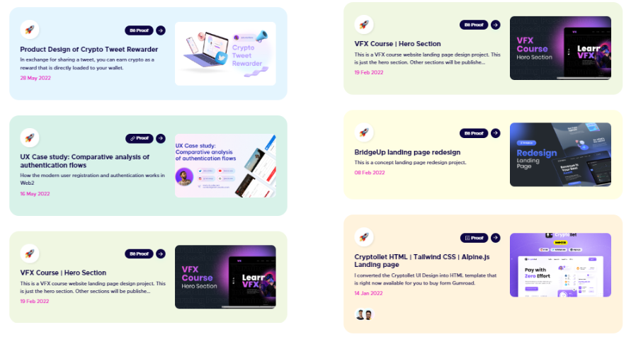 Mehul Proof of Work on Fueler.io